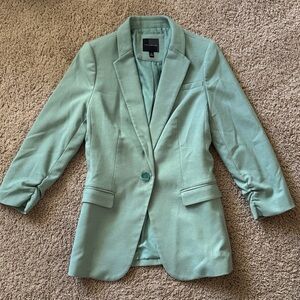 The Limited Light Green Blazer